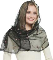 👒 special occasion accessories: embroidered catholic mantilla - orthodox covering for women logo