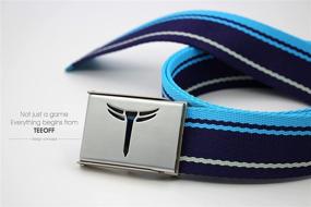 img 3 attached to Reversible Silver Metal Buckle Men's Accessories for Teeoff