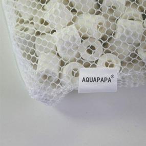 img 1 attached to 🐠 Aquapapa Ceramic Rings Filter Media 6 lbs Bag - Biological Bacteria House for Pond Fish Tanks & Canister Filters