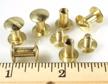 conchos chicago screws plain gold crafting and leathercraft logo