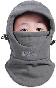 img 3 attached to 🧤 Ultimate Windproof Balaclava for Sledding: OJSCOS Boys' Outdoor Accessories