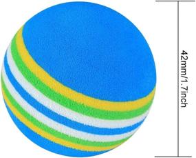 img 3 attached to 🏌️ Zivisk Golf Training Sponge Balls - Pack of 30 Soft Practice Balls