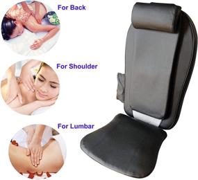 img 1 attached to 🌟 Оживите и расслабьтесь с массажером Carepeutic KH272 Full Back Relax Micro-Control Shiatsu Oscillation: ощутите блаженные вибрации, терапию теплом и многое другое в элегантном черном дизайне.