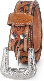 img 2 attached to Western Leather Engraved Interchangeable 7 941 06 Men's Accessories