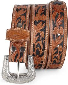 img 3 attached to Western Leather Engraved Interchangeable 7 941 06 Men's Accessories