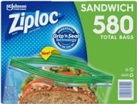 ziploc easy open sandwich count storage & organization логотип