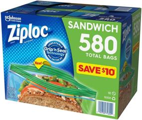 img 1 attached to Ziploc Easy Open Sandwich Count Storage & Organization