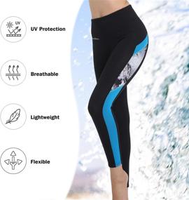 img 1 attached to Neoprene Leggings Snorkeling Swimming Canoeing Sports & Fitness