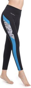 img 4 attached to Neoprene Leggings Snorkeling Swimming Canoeing Sports & Fitness