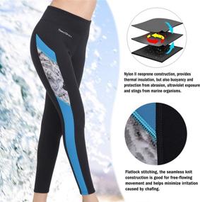 img 2 attached to Neoprene Leggings Snorkeling Swimming Canoeing Sports & Fitness