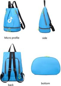 img 1 attached to TIK Tok Backpack Waterproof Women，Swimming Sports & Fitness for Water Sports