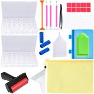 💎 diamond painting kits: ideal for diy artists - includes fix tools & storage boxes logo