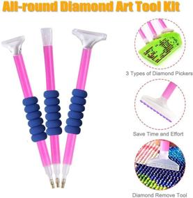 img 2 attached to 💎 Diamond Painting Kits: Ideal for DIY Artists - Includes Fix Tools & Storage Boxes