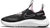 nike girls' casual running shoes cw7415 003 - athletic black logo