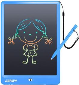 img 4 attached to ERUW 10 Inch LCD Writing Tablet: Perfect Drawing Pad for Kids, Home, School, Office - Gift for Boys and Girls Age 3+ on Christmas or Birthdays
