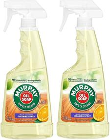 img 4 attached to 🍊 2-Pack of 22 oz Murphy Oil Multi-Use Wood Cleaner Spray Enriched with Orange Oil