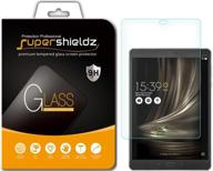 📱 supershieldz tempered glass screen protector (2 pack) for asus zenpad 3s 10 (z500m) - anti scratch, bubble free logo