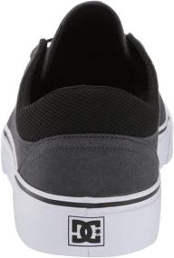 img 2 attached to Black and White DC Trase Men's Skate Shoes for Fashionable Sneakers