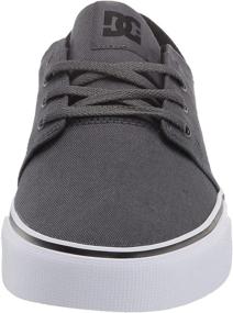 img 3 attached to Black and White DC Trase Men's Skate Shoes for Fashionable Sneakers