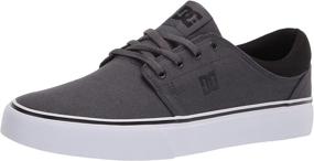 img 4 attached to Black and White DC Trase Men's Skate Shoes for Fashionable Sneakers