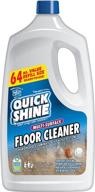 64oz quick shine multi surface floor cleaner - ready to use, dissolves dirt, streak free, 🌟 no rinse - ideal for hardwood, laminate, luxury vinyl plank lvt, tile & stone - safer choice cleaner logo