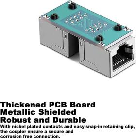 img 2 attached to Industrial Coupler 🔌 Ethernet Extender Adapter Female Electrical