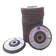 🔧 professional grade high density flap discs 4 inch 20 pack assortment - versatile 40 60 80 120 grit, aluminum oxide abrasives sanding grinding disk, flat type #27, ideal for tough surfaces, 5/8 inch arbor size logo