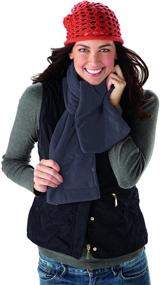 img 3 attached to 🧣 Sunbeam Cozy Heated Scarf in Slate - Enhance your Winter Warmth!