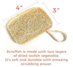 img 2 attached to Scrufah: Eco-Friendly Natural Kitchen Dish Sponge - Zero Waste Kitchen Solution. Compostable, Biodegradable & Plastic-Free Cleaning Tool (Set of 3)