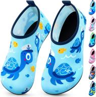 kingofkings non slip barefoot shoes: perfect for active young girls! logo