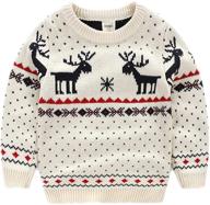 🎄 get in the holiday spirit with bestery children's christmas pullover: perfect boys' clothing for festive sweaters! logo