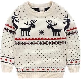 img 4 attached to 🎄 Get in the Holiday Spirit with BESTERY Children's Christmas Pullover: Perfect Boys' Clothing for Festive Sweaters!