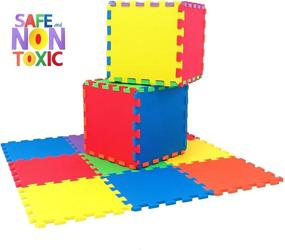 img 2 attached to 🌈 Safe and Colorful Non-Toxic Kids' Play Exercise Set