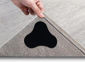 img 4 attached to Anti Slip Grippers，10 Grippers，Reusable，Removable Washable Round Triangle