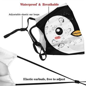 img 1 attached to 🐧 Washable Reusable Penguin Protective Bandanas for Better SEO