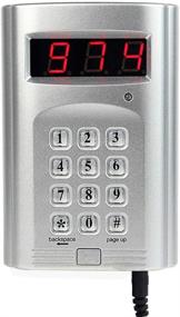 img 1 attached to 📞 Enhance Efficiency with SHIHUI Queue Wireless Calling System - 999-Channel Number Keypad Caller + 3 Number Display Host