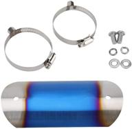 qiilu universal motorcycle protector insulation replacement parts for exhaust & emissions logo