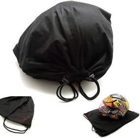 img 4 attached to 🎒 Kemimoto Helmet Backpack: Versatile Drawstring Bag for Welding, Snowmobile, and Motorcycle Helmets - Anti-dust, Lightweight Storage & Ideal Gift