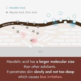 img 1 attached to [BY WISHTREND] Mandelic Acid 5% Skin Prep Water: Осторожный пилинг-эксфолиатор для лица, АГК 🌿 БГК тоник, идеально подходит для чувствительной кожи, 120 мл, 4.06 унции, помогает очистить забитые поры и уменьшить пигментацию