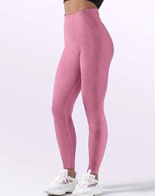img 2 attached to 🏋️ HYZ Women High Waisted Leggings: Perfect Workout Yoga Pants for Butt Lift & Tummy Control