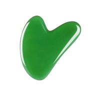 🌿 resin gua sha facial tool - janehome gua sha scraping massage for face, neck, body spa, acupuncture therapy trigger point treatment - green resin skin massager guasha tool logo