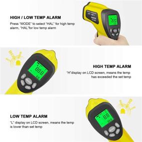 img 1 attached to 🌡️ BTMETER BT-980D Advanced Digital Infrared Thermometer