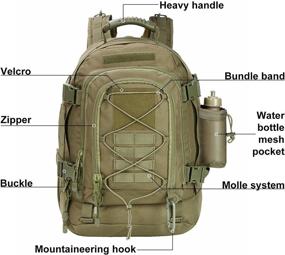 img 1 attached to 🎒 AR500 Military Tactical Backpack - Enhanced Rucksack for Army and Outdoor Enthusiasts