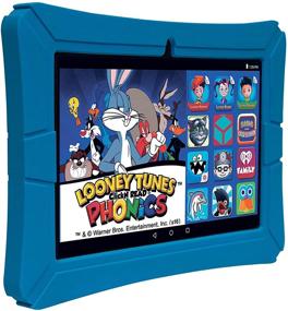 img 1 attached to 📱 EPIK Learning Tab: 8” Kids Touchscreen Tablet with Android 5.1 OS, Looney Tunes Phonics, 16GB Intel Quad Core Processor - KidSafe Certified