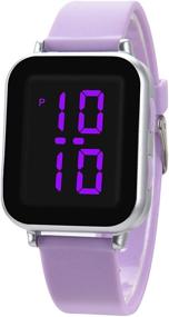 img 3 attached to 🌈 WUTAN Waterproof Digital Sports Watches for Girls - Perfect Blend of Style and Durability