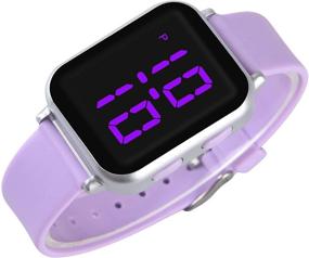 img 2 attached to 🌈 WUTAN Waterproof Digital Sports Watches for Girls - Perfect Blend of Style and Durability