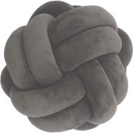 🔲 dark grey transformation knot pillow ball - cyprinus carpio floor cushion for home decoration logo