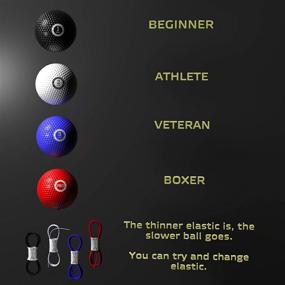 img 1 attached to 🥊 Optimize Your Training: Boxing Reflex Ball with Headband in Bag - Enhance Speed, Reaction, Focus, and Coordination for Pro MMA Fighters, Kids, and Adults