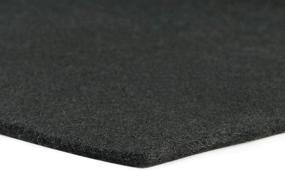 img 3 attached to 💪 High Temperature Black Plumbers Pad: 12" X 12" X 1/8" Thick Felt – Effective Heat Resistant Insulation