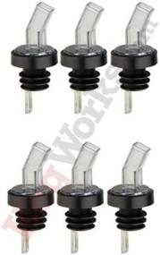 img 2 attached to 🍾 Pack of 12 Screen Liquor Bottle Pourers: Enhance Your Barware Setup with Efficient Pouring Solutions